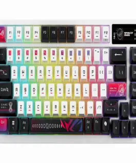 Alternative view от Геймърска безжична Клавиатура ASUS ROG Azoth X - White