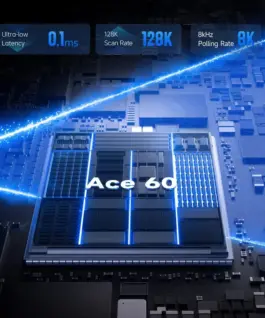 MCHOSE геймърска механична клавиатура Gaming Mechanical Keyboard Ace 60 Pro – 8K