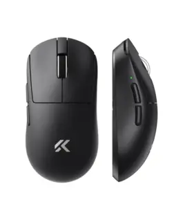 MCHOSE професионална геймърска мишка A7 V2 Ultra Black - Wireless Gaming Mouse - Dual 8K Omron