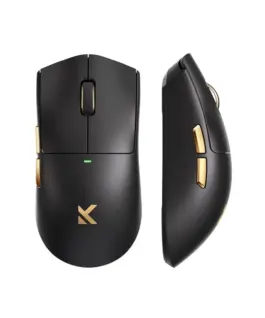 MCHOSE професионална геймърска мишка K7 Ultra Black - Wireless Gaming Mouse - Dual 8K Omron Mechanical Magnetic Charging
