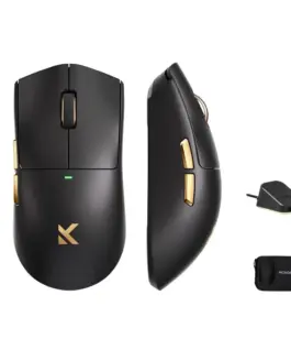 MCHOSE професионална геймърска мишка K7 Ultra Black – Wireless Gaming Mouse – Dual 8K