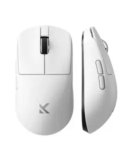 Alternative view of MCHOSE професионална геймърска мишка L7 Ultra Plus White - Wireless Gaming Mouse - Dual 8K, Kailh Optical