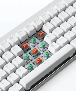 MCHOSE геймърска механична клавиатура Gaming Mechanical Keyboard Ace 68 Air - 8K, Mount Tai Magnetic Switch GT [Tactile] (English US), Black - Image 5