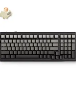 Alternative view of MCHOSE геймърска механична клавиатура Wireless Gaming Mechanical Keyboard MC-K99 V3 - Icy Creamsicle Switch [Linear] (English US), Glacier Gradient