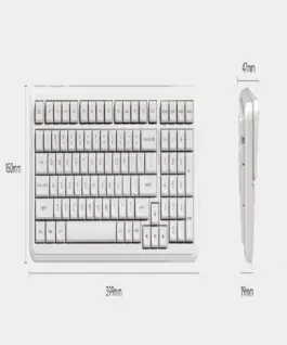 MCHOSE геймърска механична клавиатура Wireless Gaming Mechanical Keyboard MC-K99 V3 - Icy Creamsicle Switch [Linear] (English US), Glacier Gradient - Image 5