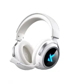 MCHOSE безжични геймърски слушалки Wireless Gaming Headphones - X9 White - Bluetooth