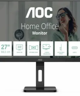 Монитор AOC Q27P3CV - 27" IPS QHD(2560x1440) 100Hz 111% sRGB HDMI DisplayPort