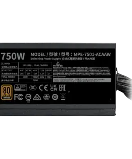 Alternative view от Захранващ блок Cooler Master MWE Bronze V3 750W ATX 3.1 Non-Modular