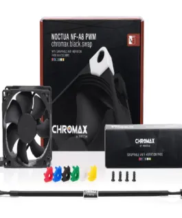 Noctua Вентилатор Fan 80mm NF-A8 PWM chromax.black.swap