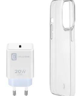 Пакет за iPhone 14 - Зарядно USB-C 20W + калъф