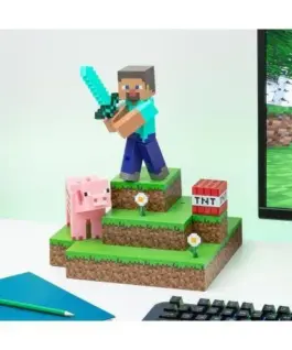 Лампа Paladone: Minecraft – Steve Diorama Light