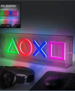 Лампа Paladone: Playstation – LED Neon Light