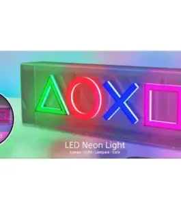 Лампа Paladone: Playstation – LED Neon Light