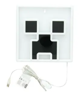 Alternative view от Лампа Paladone: Minecraft - Creeper Wall Mountable LED Neon Light, PP14020MCFVN