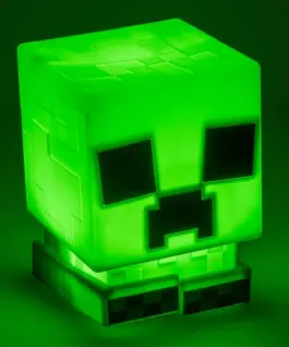 Лампа Paladone: Minecraft – Creeper SquishyGlo Silicone Light Rechargeable