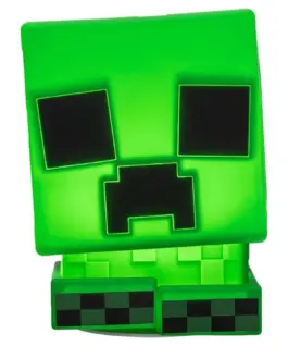 Alternative view от Лампа Paladone: Minecraft - Creeper SquishyGlo Silicone Light Rechargeable, PP14710MCF