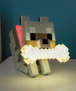 Лампа Paladone Glo Buddies: Minecraft - Wolf Light, PP14761MCF - Image 3