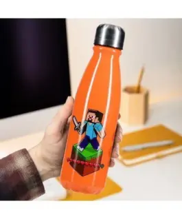 Alternative view от Бутилка Paladone Minecraft - Aluminium Water Bottle, 600ml, PP12074MCF