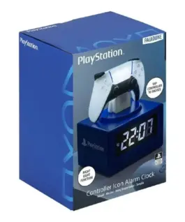 Часовник/будилник Paladone: Playstation Controller Icon Alarm Clock