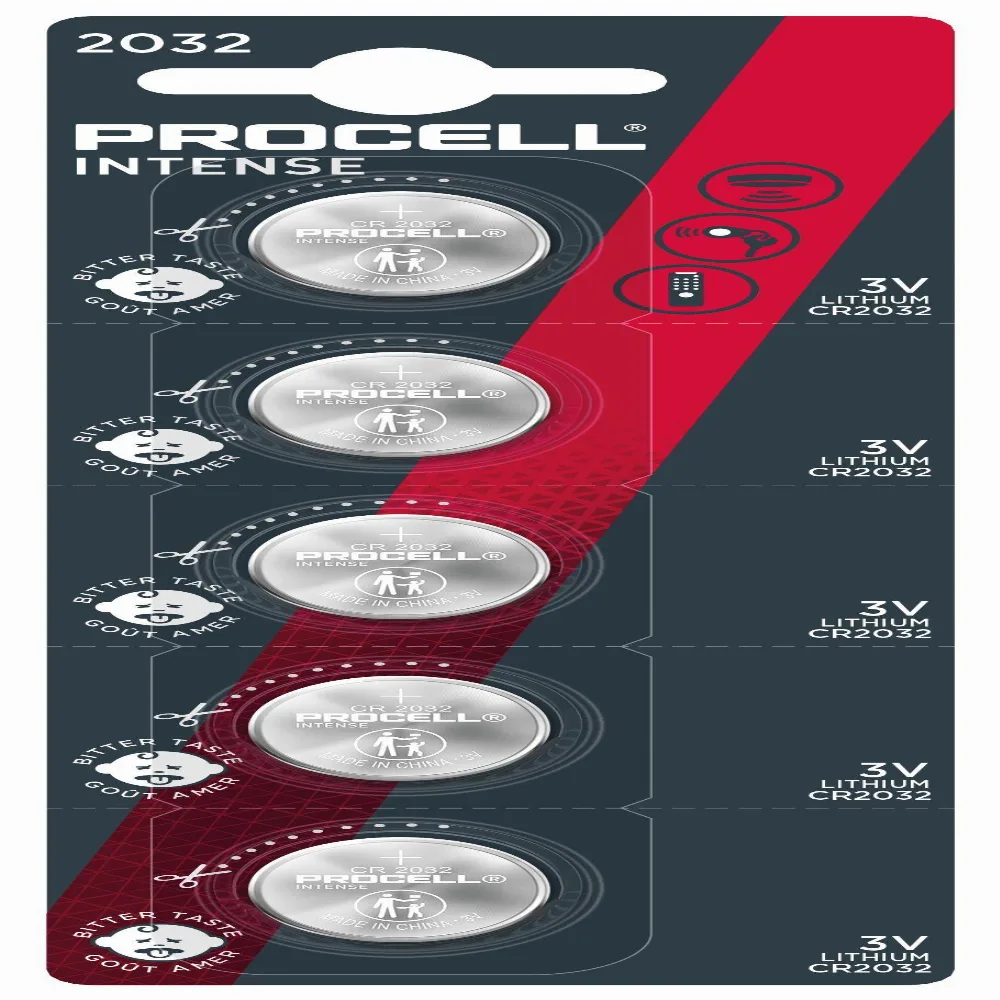 Бутонна батерия DURACELL PROCELL CR2032 3V 5 бр. в блистер Литиева /цена за 1