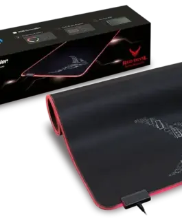 Подложка за мишка PowerColor Red Devil RGB - XL - Image 3