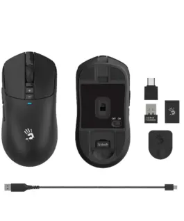 Alternative view от Геймърска безжична оптична мишка A4tech Bloody R72 Pro - Black