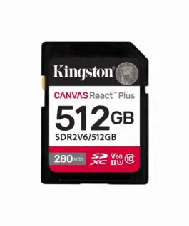 Карта памет Kingston Canvas React Plus V60 UHS-II 512GB