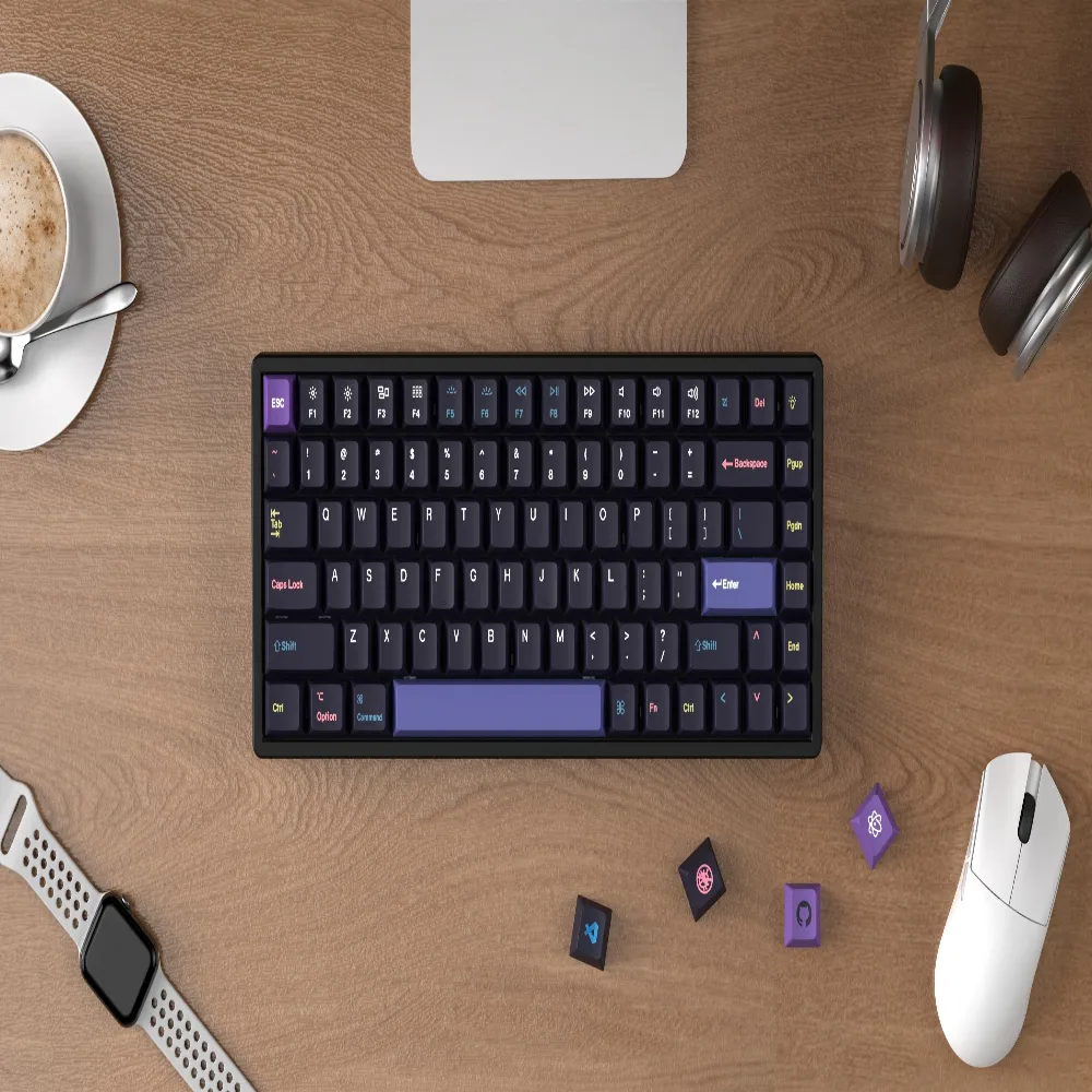Капачки за механична клавиатура Keychron Cherry Profile Dye-Sub PBT Full Set Keycap Set - Cyber Developer - Image 2