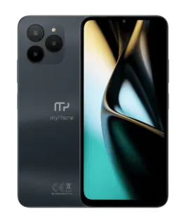 Телефон myPhone N23 Lite в тъмносив цвят с подарък калъф