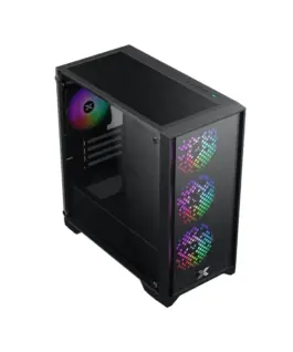Xigmatek кутия Case mATX – NYX II – 4 RGB Fans