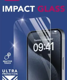 Alternative view of Закален протектор за iPhone 15/15 Pro
