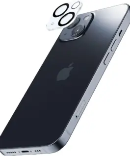 Закален протектор за камера за iPhone 15/15 Plus
