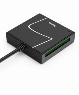 Alternative view от HAMA Четец за карти USB, USB-A, с USB-C адаптер, USB 3.2 Gen1, SD/micro-SD/CF/MS
