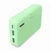 HAMA Външна батерия "Pocket 10" 10000 mAh Изходи: 2x USB-A зелена