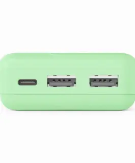Alternative view от HAMA Външна батерия "Pocket 10", 10000 mAh, Изходи: 2x USB-A, зелена