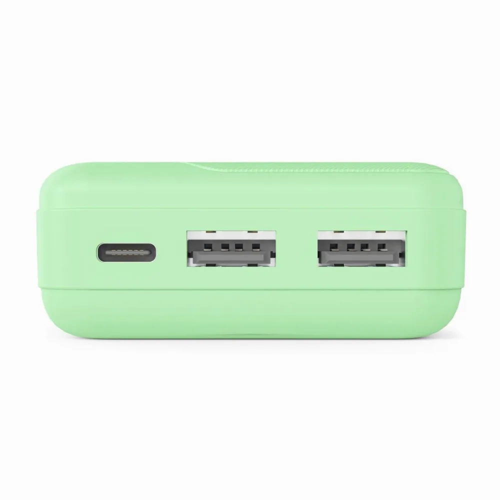 HAMA Външна батерия "Pocket 10", 10000 mAh, Изходи: 2x USB-A, зелена - Image 2