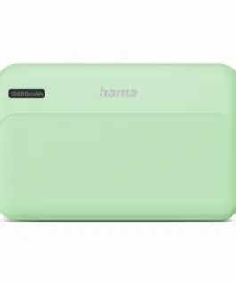HAMA Външна батерия "Pocket 10", 10000 mAh, Изходи: 2x USB-A, зелена - Image 3
