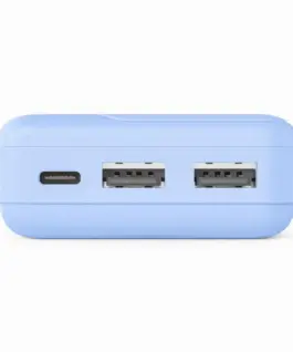 Alternative view от HAMA Външна батерия "Pocket 10", 10000 mAh, Изходи: 2x USB-A, син