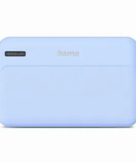 HAMA Външна батерия "Pocket 10", 10000 mAh, Изходи: 2x USB-A, син - Image 3