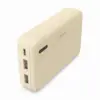 HAMA Външна батерия "Pocket 10" 10000 mAh Изходи: 2x USB-A бежов