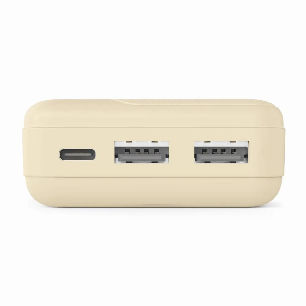 HAMA Външна батерия "Pocket 10", 10000 mAh, Изходи: 2x USB-A, бежов - Image 2