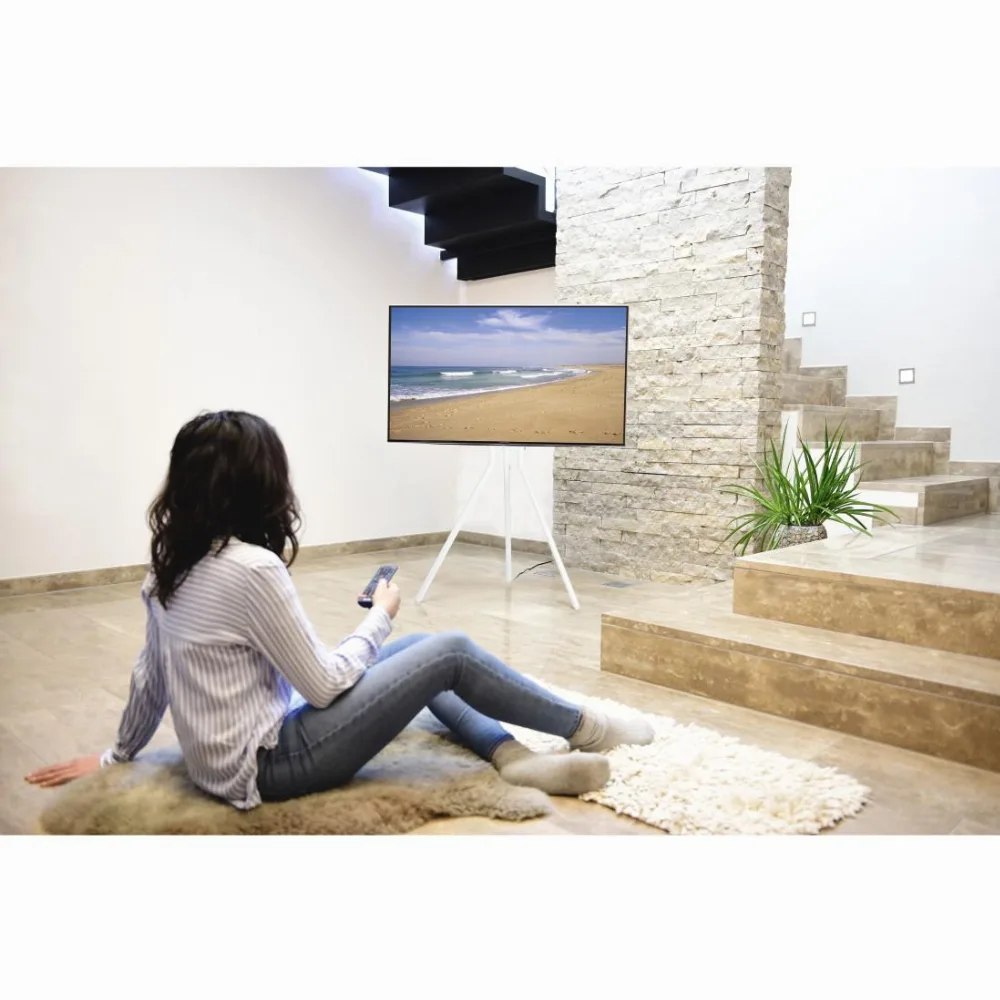 Стойка за TV Easel Design , до 191см / 75"/, до 40кг, бял - Image 5