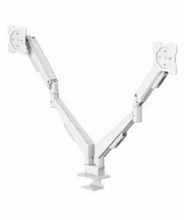 HAMA Стойка за 2 мониторa за бюро 17"-35" регулируема газова пружина