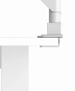 HAMA Стойка за 2 мониторa за бюро, 17"-35", регулируема, газова пружина, бял - Image 4