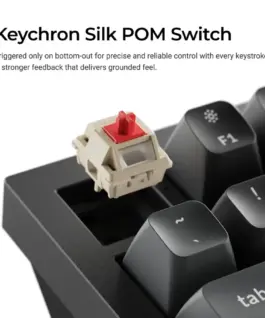 Безжична механичка клавиатура Keychron Q1 Ultra 8K Black – Silk POM Switch