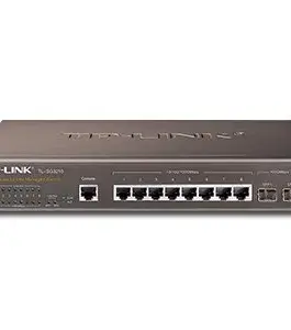 Alternative view от Kомутатор TP-Link TL-SG3210 8-port L2 Managed Switch,8 x 10/100/1000Mbps RJ45 ports + 2 Gigabit SFP slots,Port/Tag/MAC/Protocol-based VLAN,GVRP,STP/RSTP/MSTP,IGMP V1/V2/V3Snooping,L2/L3/L4 Traffic Classification/Priority Management,L2/3/4 ACL,1U 13-i