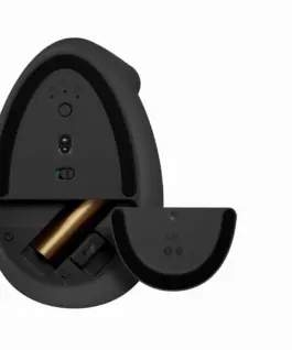 МИШКА С ТИХИ БУТОНИ LOGITECH LIFT VERTICAL - RF Wireless / Bluetooth, 400 - 4000 dpi - Vertical Ergonomic Mouse LIFT Graphite - Smartwheel - Безжична / Wireless - Black - PN 910-006473 - Image 4