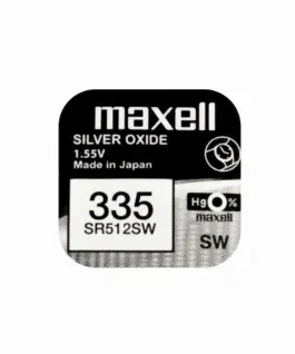 Бутонна батерия сребърна MAXELL SR512 SW /335  1.55V