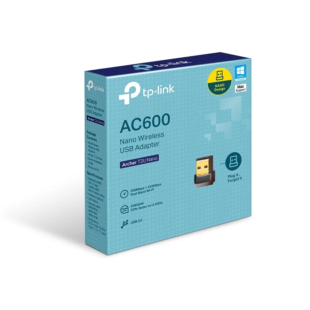 TP-LINK Network card Archer T2U USB Nano AC600 - Image 2