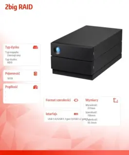 Alternative view от LaCie Drive 2big RAID 16TB 3,5 STHJ16000800